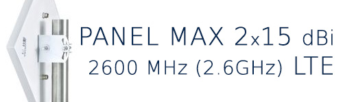 Panel MAX 2x15dBi 2.6GHz LTE